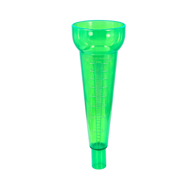 Rain Gauge Stake‑in Plastic Garden Rainfall Meter