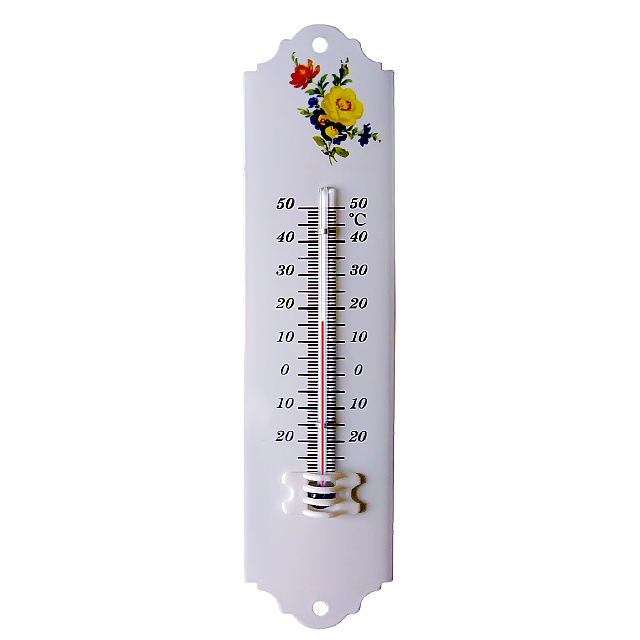 Indoor And Outdoor Metal Thermometer