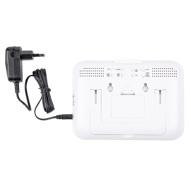 Wireless Backlight Weather Station with time, alarm clock, temperature, humidity, and forecast