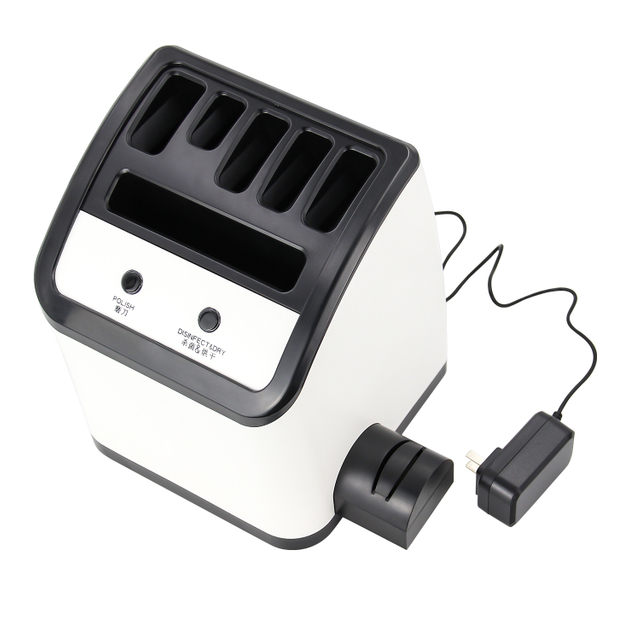 Disinfecting multifunctional knife holder